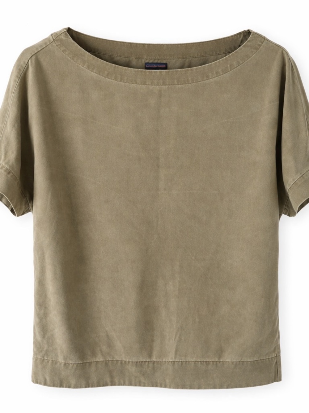 Patagonia Lyocell Top | Size Small | Olive Green Tee